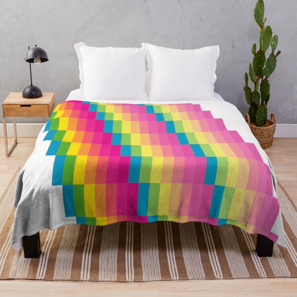Item preview, Rectangle Graphic Stair Pattern in Rainbow Pastel Colors  designed and sold by greatnorris.