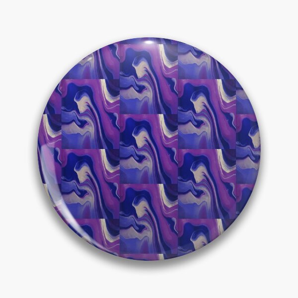 Item preview, purple blue and white waves pattern designed and sold by fra02.