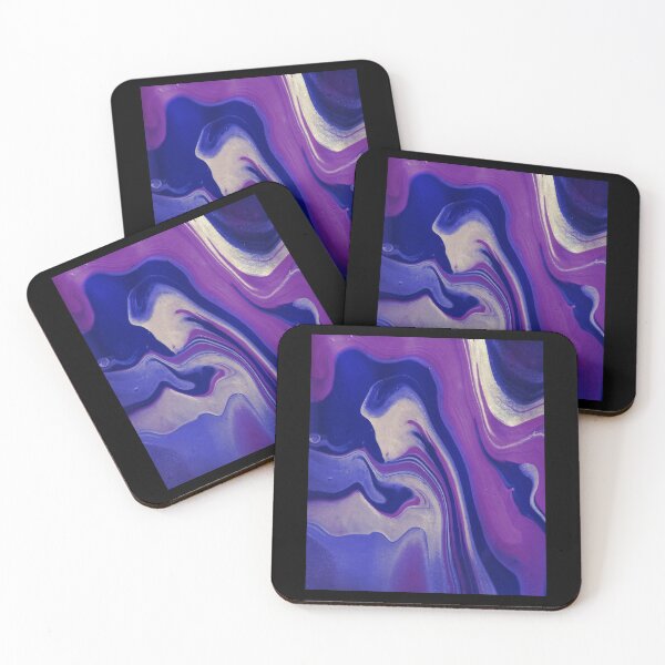Item preview, purple blue and white waves pattern designed and sold by fra02.