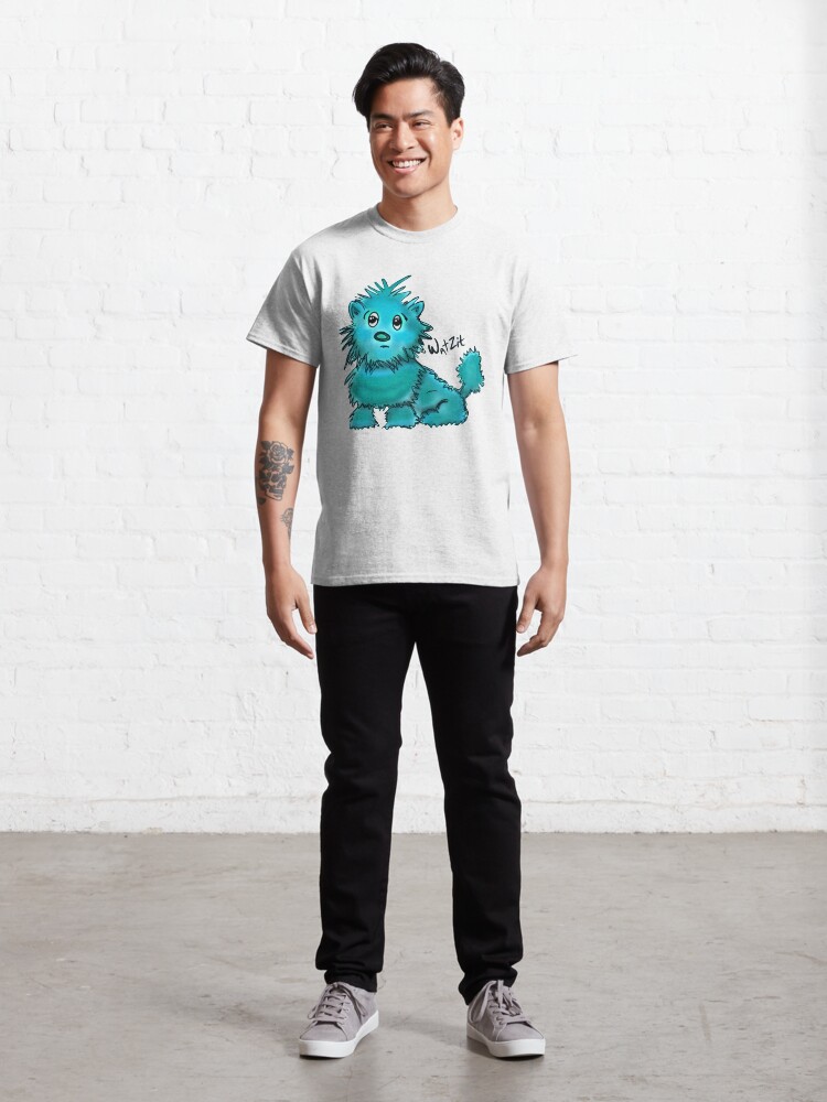 Alternate view of WatZit Enchanted Mythical Creature Teal Classic T-Shirt