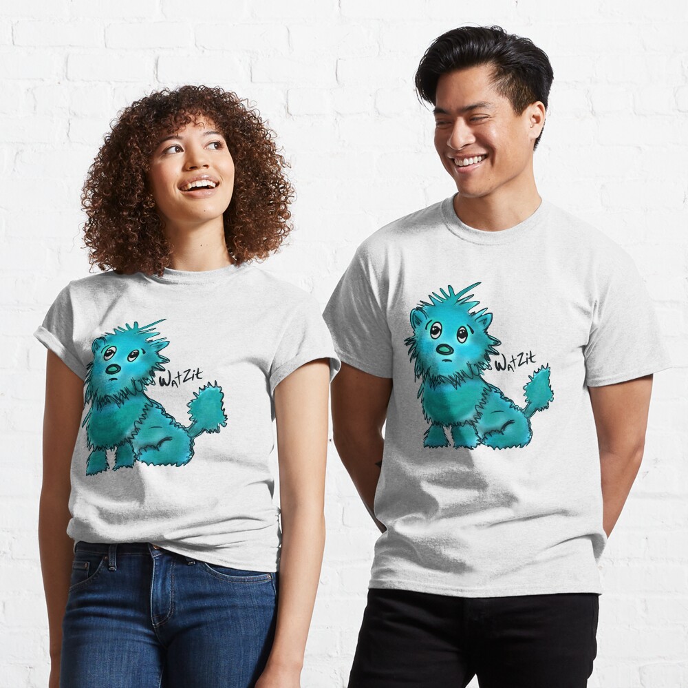 WatZit Enchanted Mythical Creature Teal Classic T-Shirt
