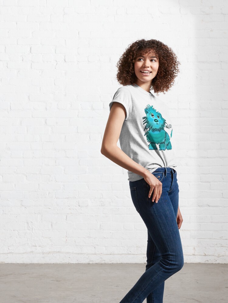 Alternate view of WatZit Enchanted Mythical Creature Teal Classic T-Shirt