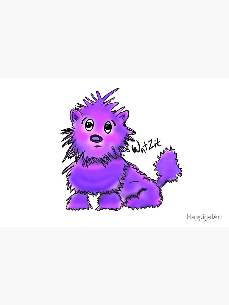 WatZit Enchanted Mythical Creature Purple by HappigalArt