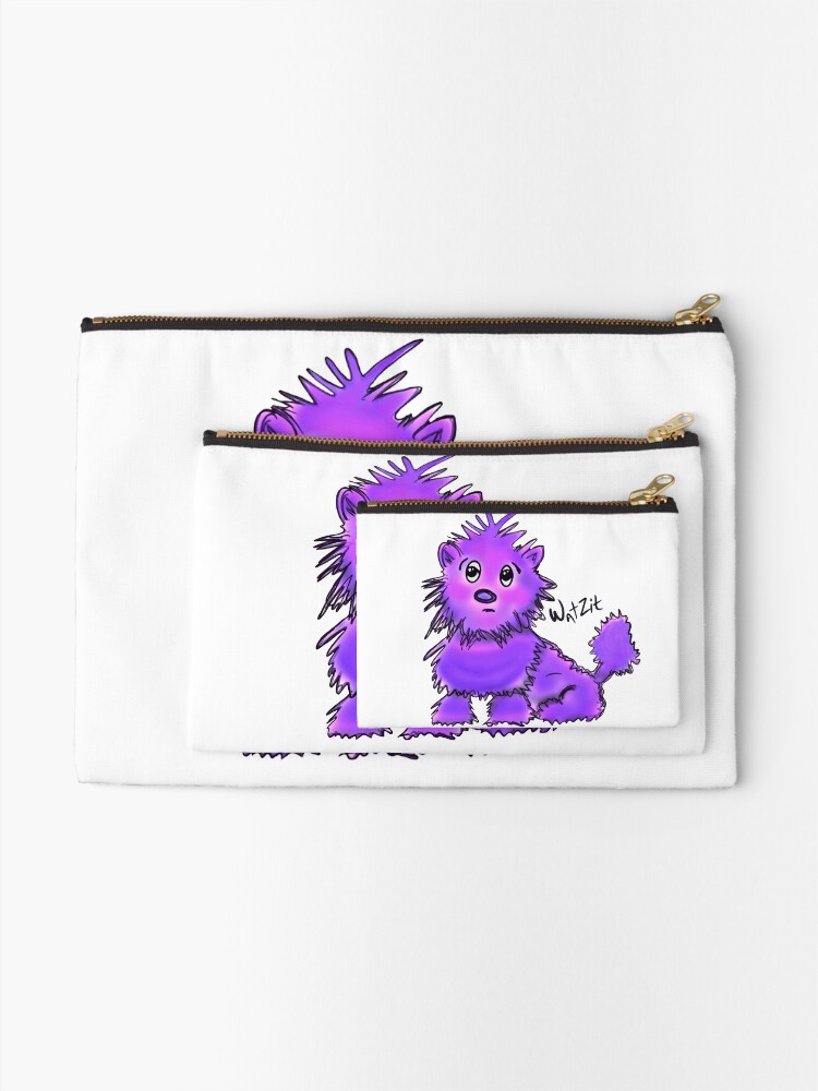 Alternate view of WatZit Enchanted Mythical Creature Purple Zipper Pouch