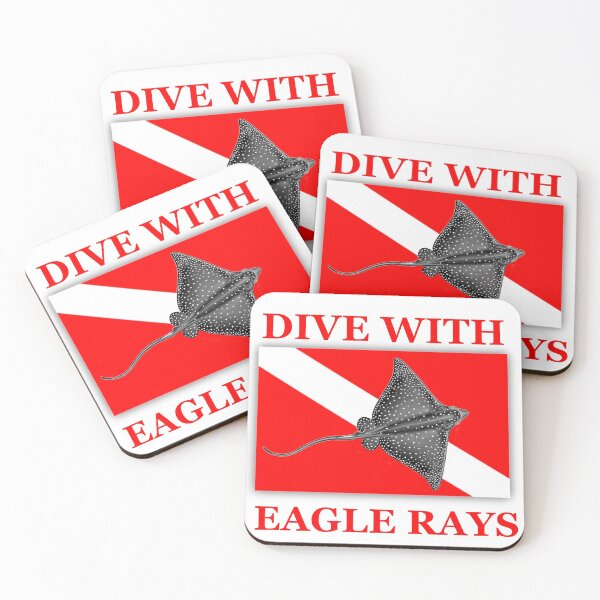 Item preview, Dive With Eagle Rays designed and sold by KeysTreasures.