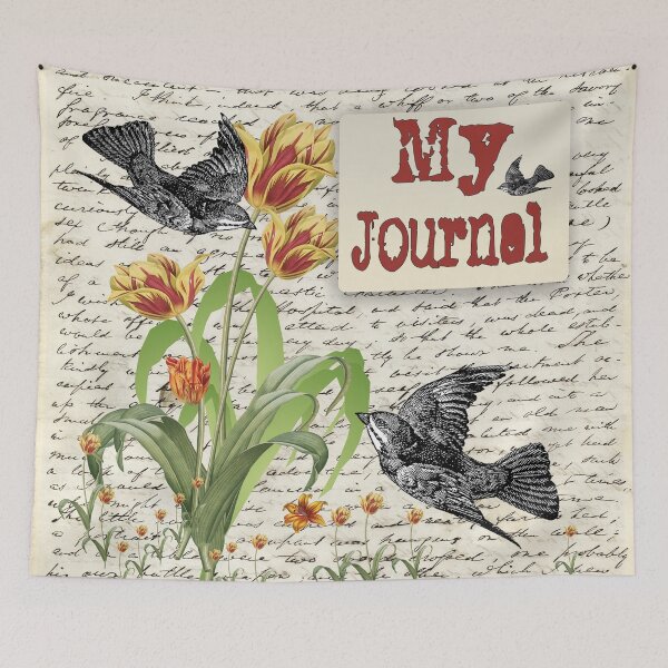 Item preview, My Journal-Junk Journal Through the Eyes of Birds designed and sold by Hanlar.