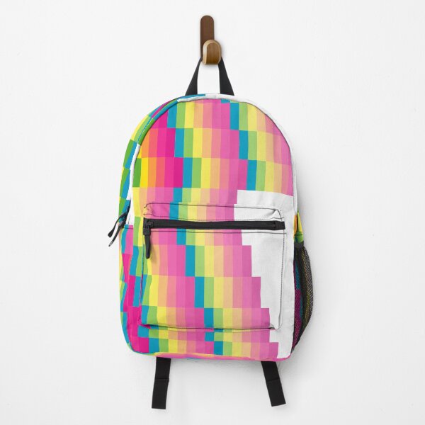 Item preview, Rectangle Graphic Stair Pattern in Rainbow Pastel Colors  designed and sold by greatnorris.