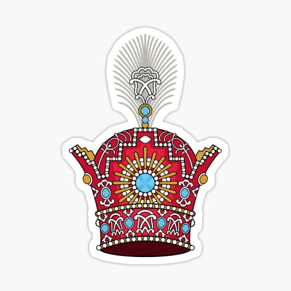 Pahlavi Crown Of Imperial Iran Sticker