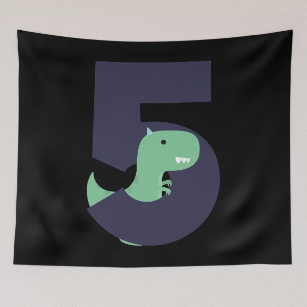 Item preview, 5 Fifth Birthday T-Rex Dinosaur designed and sold by flippinsg.