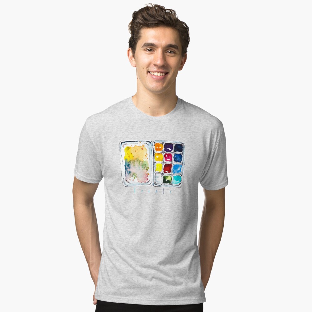 Item preview, Tri-blend T-Shirt designed and sold by Dollfacedesign.