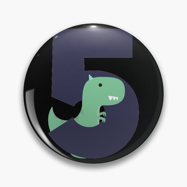 Item preview, 5 Fifth Birthday T-Rex Dinosaur designed and sold by flippinsg.