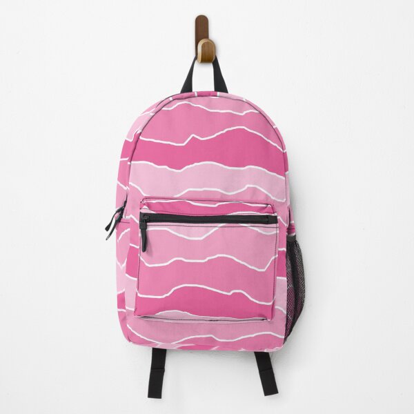 Item preview, Pink with White Squiggly Lines designed and sold by ShelleyYlstArt.