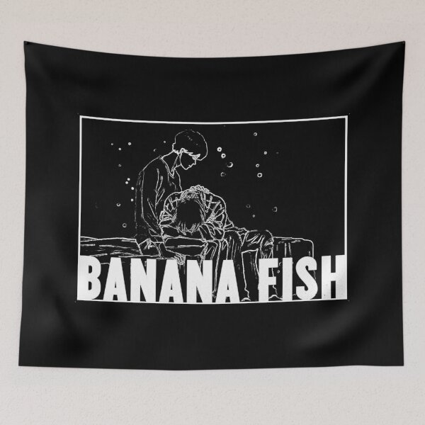 Item preview, Banana Fish - Ash & Eiji Comfort - Black & Dark-Colored Backgrounds designed and sold by KastarSQ.
