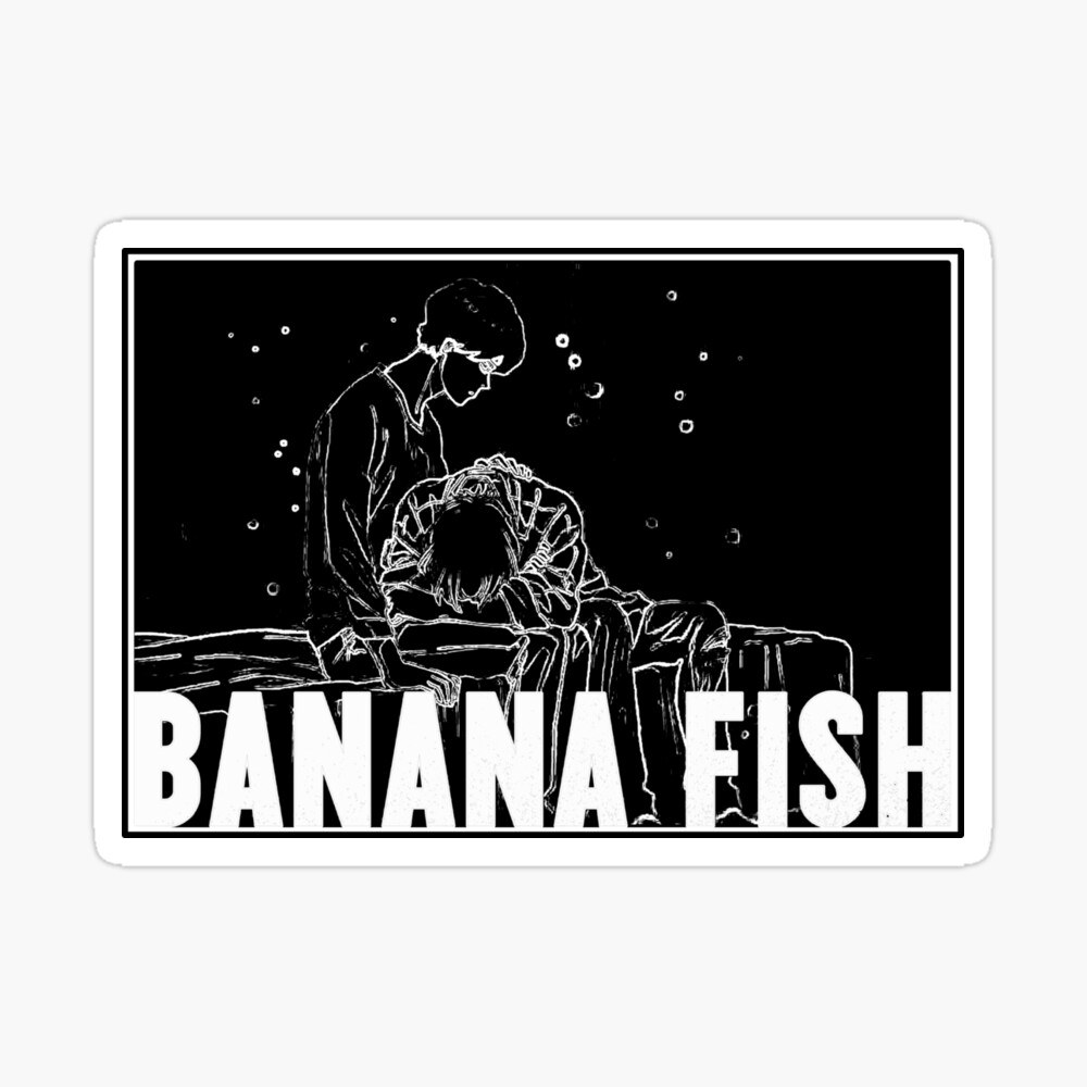Banana Fish - Ash & Eiji Comfort - Black & Dark-Colored Backgrounds