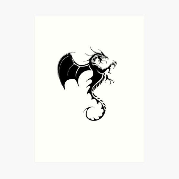 Baby Wyvern Art Print for Sale by Leviathan-CREA