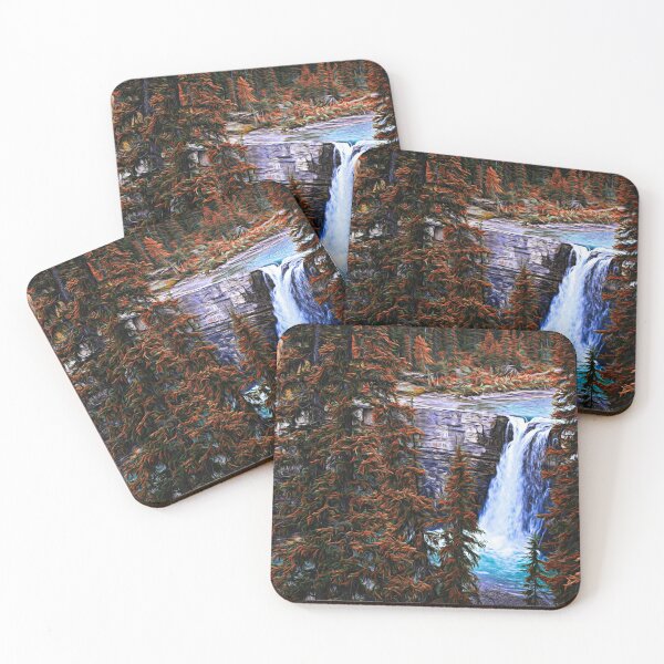 Item preview, Waterfall illustration designed and sold by CanadianWild418.