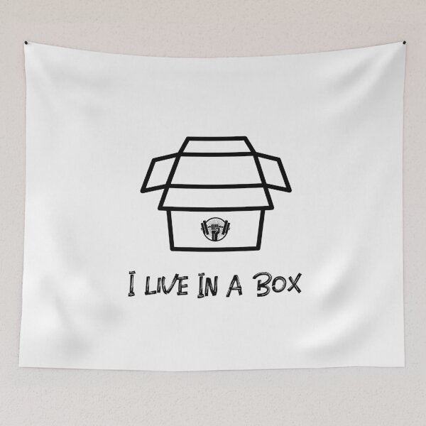 Item preview, I Live In A Box designed and sold by Box41.