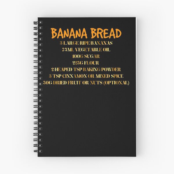 Item preview, Banana bread ingredients recipe designed and sold by Aura-E.