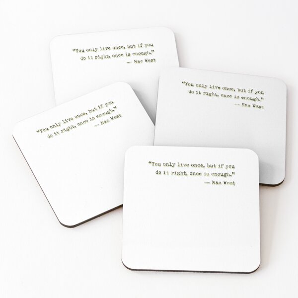 Item preview, You Only Live Once Quote Motivate designed and sold by sharedipmemes.