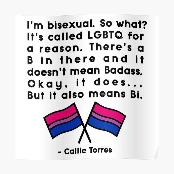 Callie Torres Bisexual Póster