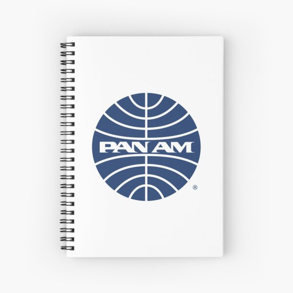 Pan Am Mid 1950s Globe Inverted Spiral Notebook