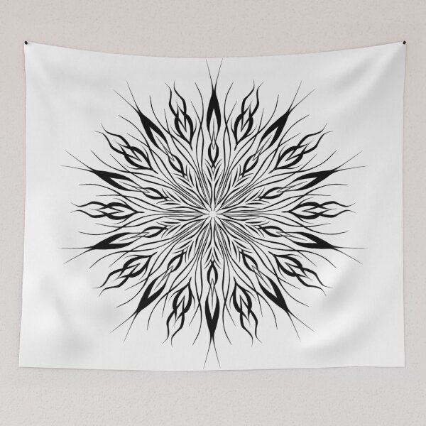 Item preview, Black Moon Flower Mandala designed and sold by Alexandrakevyn.