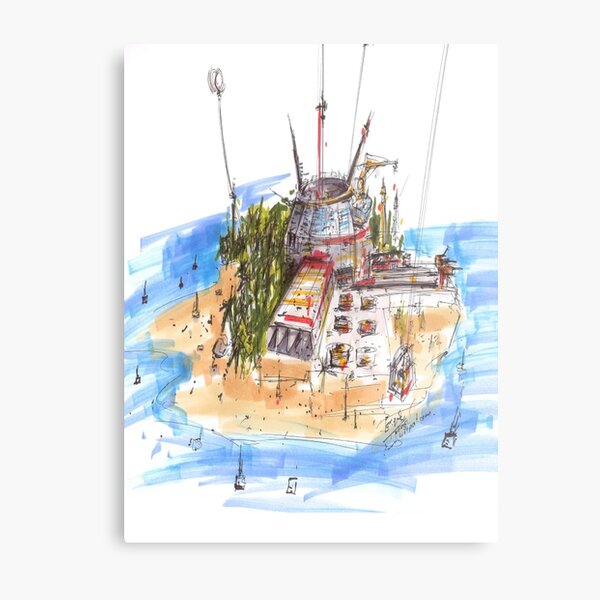 Exercise in Logistics Metal Print