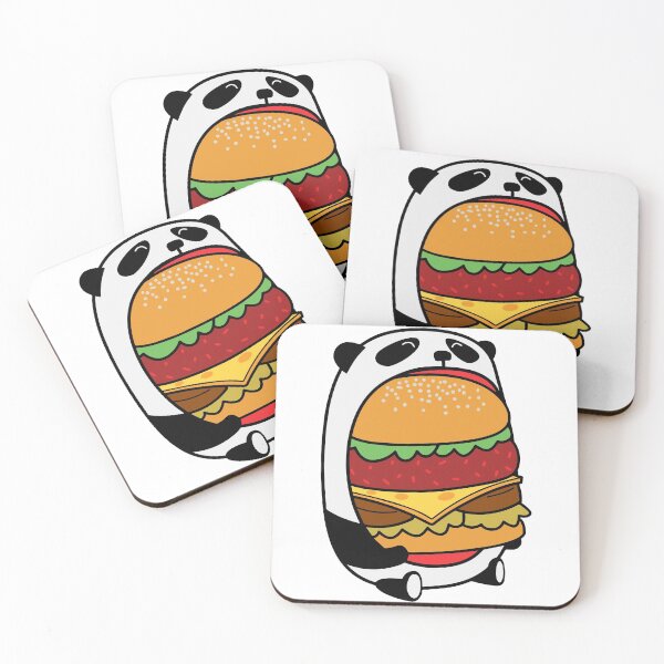 Item preview, Panda eating Hamburger designed and sold by Achily.