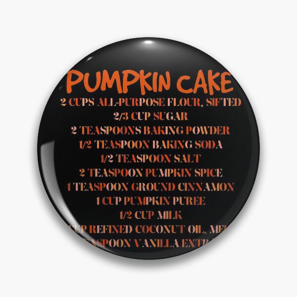 Item preview, Pumpkin cake ingredients recipe designed and sold by Aura-E.
