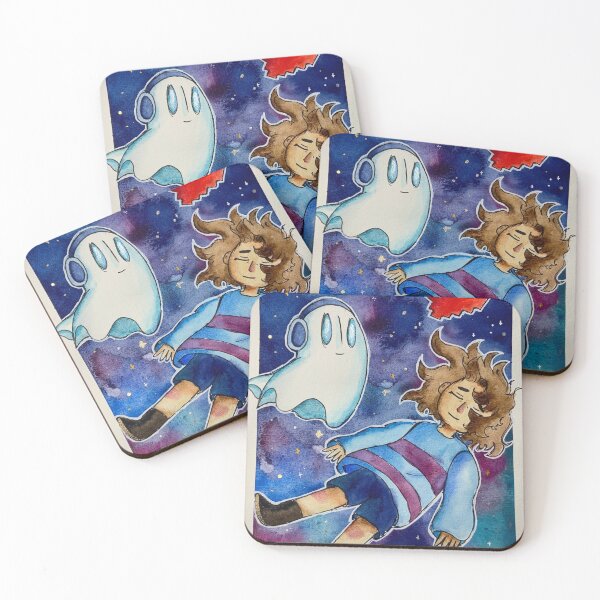 Item preview, Frisk and Napstablook designed and sold by makeshift-prime.