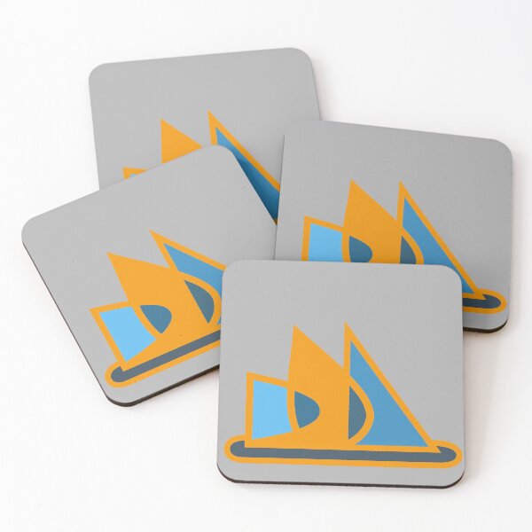 Item preview, Orange Blue Abstract Boat designed and sold by Chubuter.