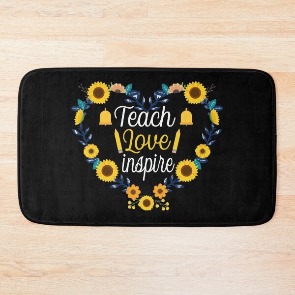 Item preview, Teach Love Inspire Heart Sunflower Teacher Appreciation designed and sold by Farid94.