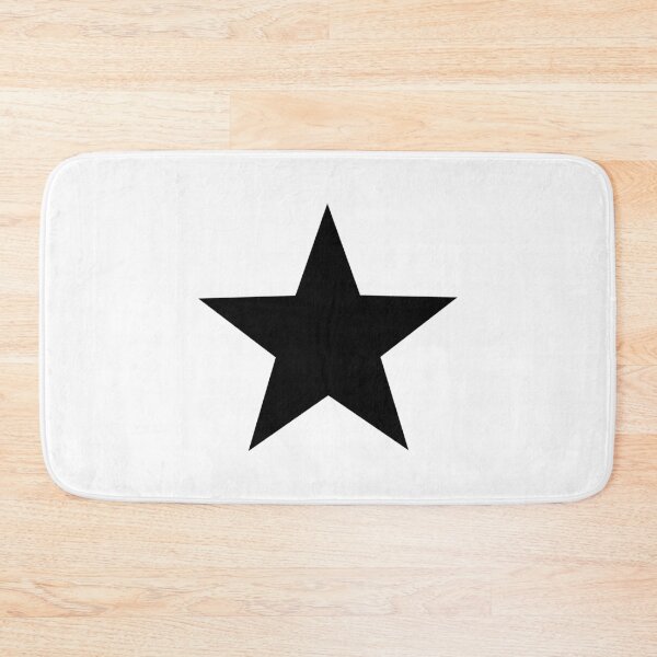 Item preview, White Border Black Star designed and sold by Bumblefuzzies.