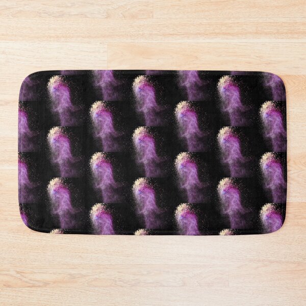 Item preview, colour splash, purple red blue on black pattern designed and sold by fra02.