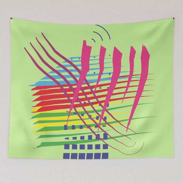 Item preview, Composition of colored lines designed and sold by OmniaStore.