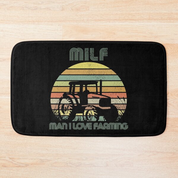 Item preview, Man I Love Farming MILF Vintage Retro Sunset designed and sold by RandomStuffShop.
