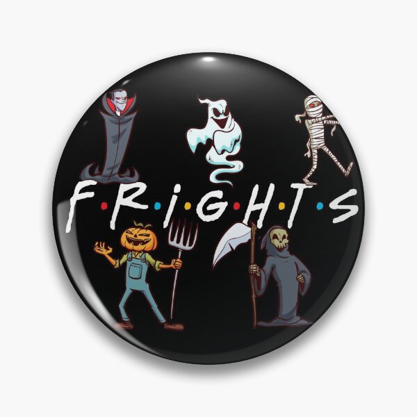 Item preview, FRIGHTS Friends Spoof - Halloween Spooky Monsters (Dark Version) designed and sold by Mareom Design.