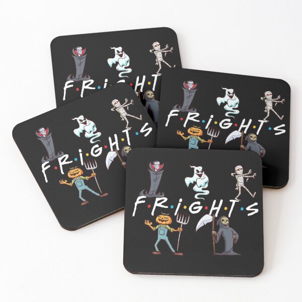 Item preview, FRIGHTS Friends Spoof - Halloween Spooky Monsters (Dark Version) designed and sold by Mareom Design.