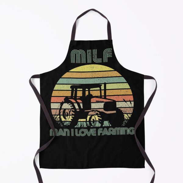 Item preview, Man I Love Farming MILF Vintage Retro Sunset designed and sold by RandomStuffShop.