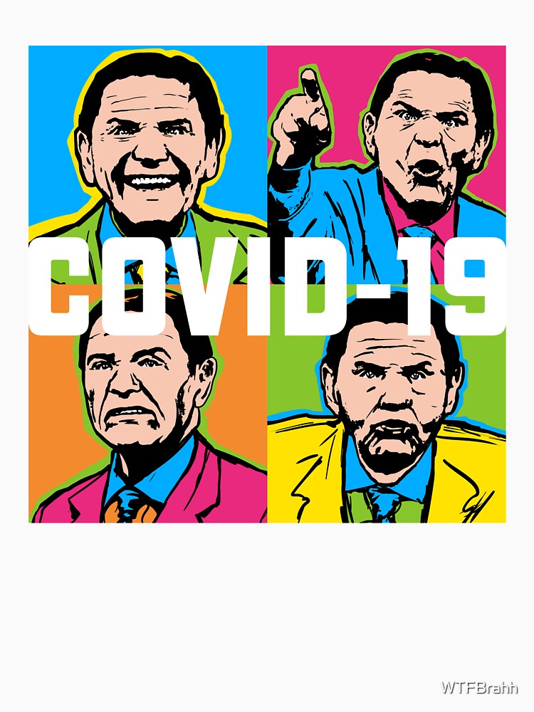 Thumbnail 7 of 7, Essential T-Shirt, Pop Covid 19 Wtfbrahh designed and sold by WTFBrahh.