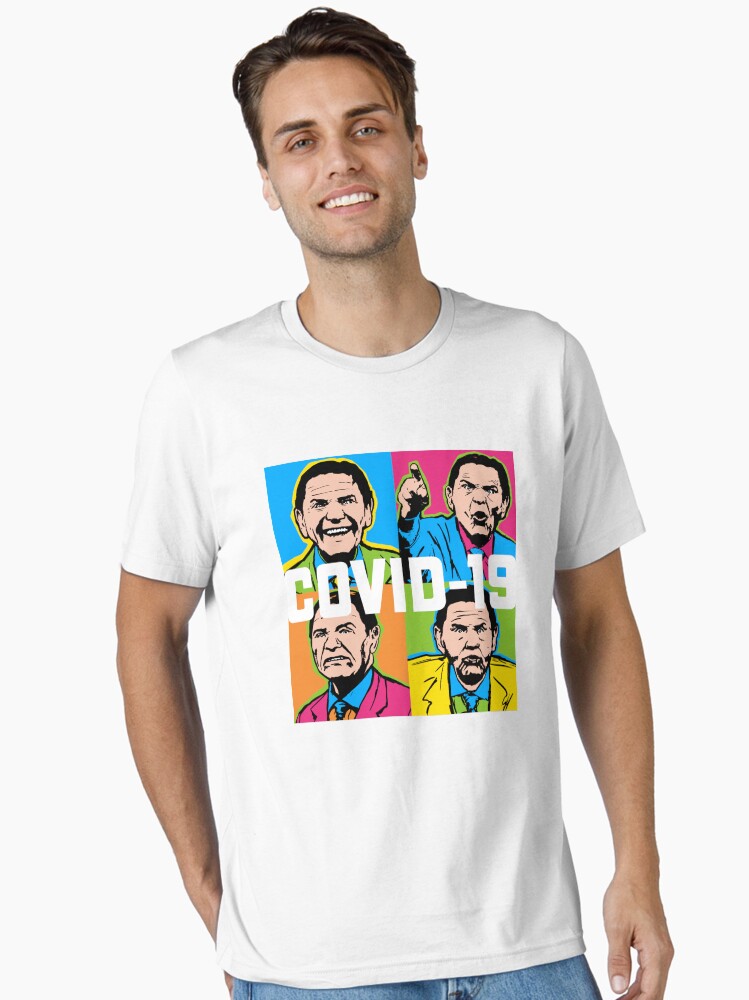 Thumbnail 2 of 7, Essential T-Shirt, Pop Covid 19 Wtfbrahh designed and sold by WTFBrahh.