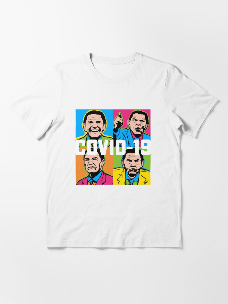 Thumbnail 3 of 7, Essential T-Shirt, Pop Covid 19 Wtfbrahh designed and sold by WTFBrahh.