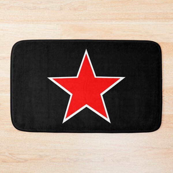 Item preview, White Border Red Star designed and sold by Bumblefuzzies.