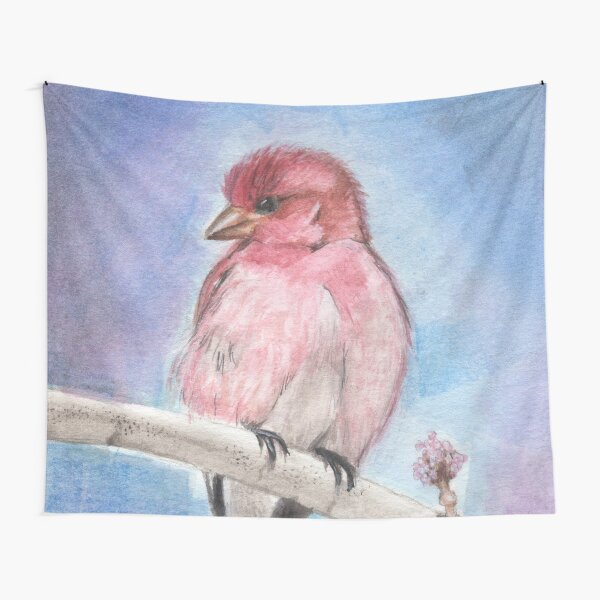 Purple Finch Tapestry