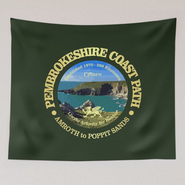 Item preview, Pembrokeshire Coast Path (OBP) designed and sold by curranmorgan.