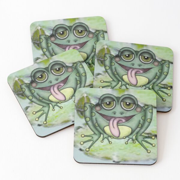 Item preview, Nice Frogs pets animals sweet cute tongue funny cartoon designed and sold by Coolstuff4you71.