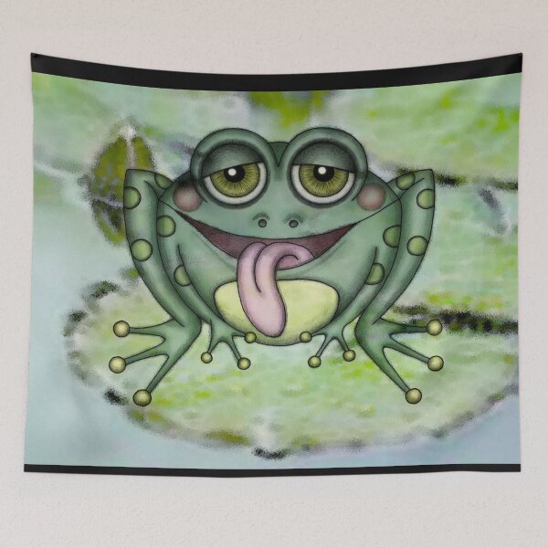 Item preview, Nice Frogs pets animals sweet cute tongue funny cartoon designed and sold by Coolstuff4you71.