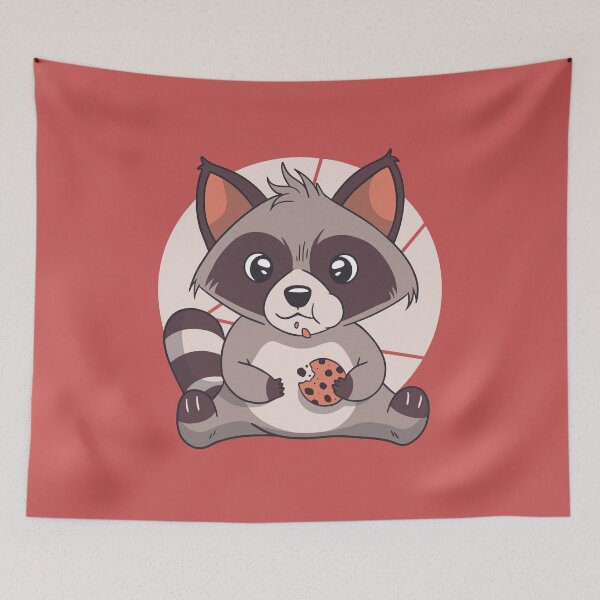 Item preview, Cookie Raccoon designed and sold by girlsgetgadgets.