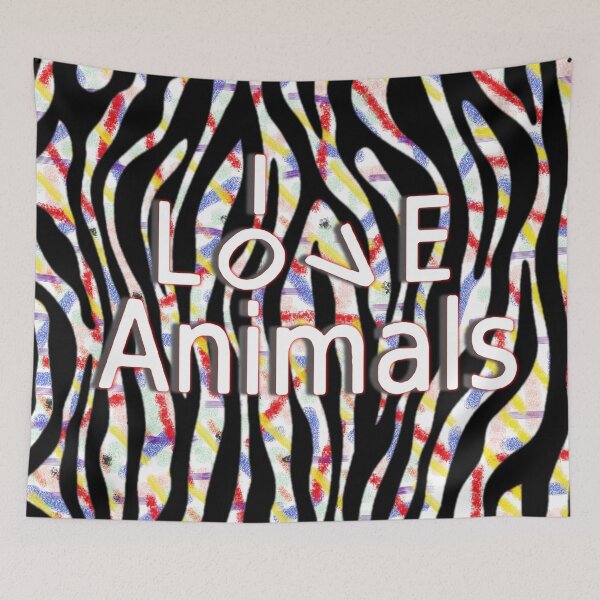Item preview, I Love Animals Also designed and sold by craftybegonia.