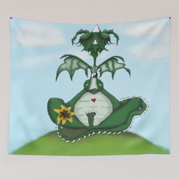 Item preview, The Yogi Dragon designed and sold by OneArtsyMomma.